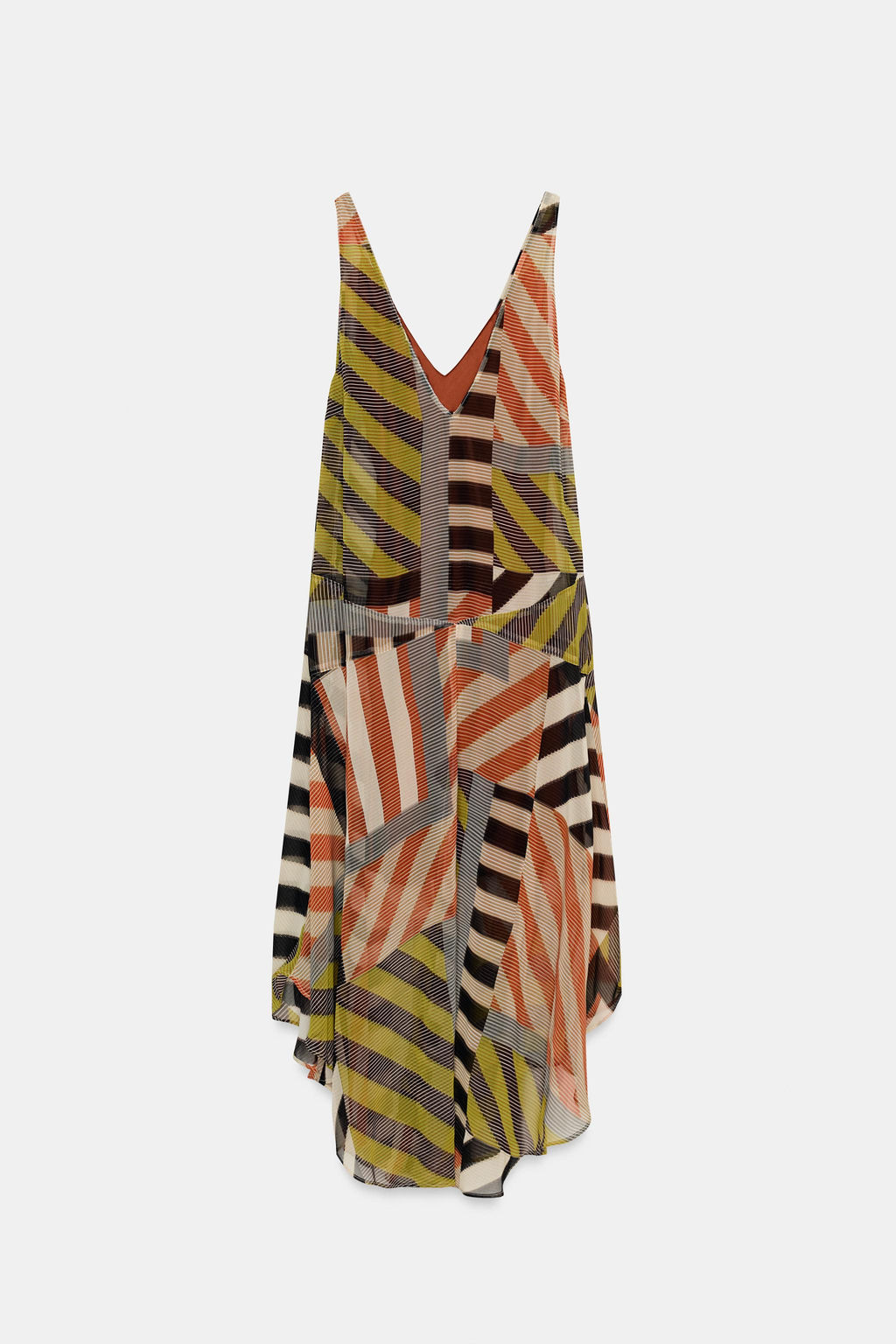 VESTIDO ESTAMPADO PATCHWORK / Multicolor - Zara фото 6