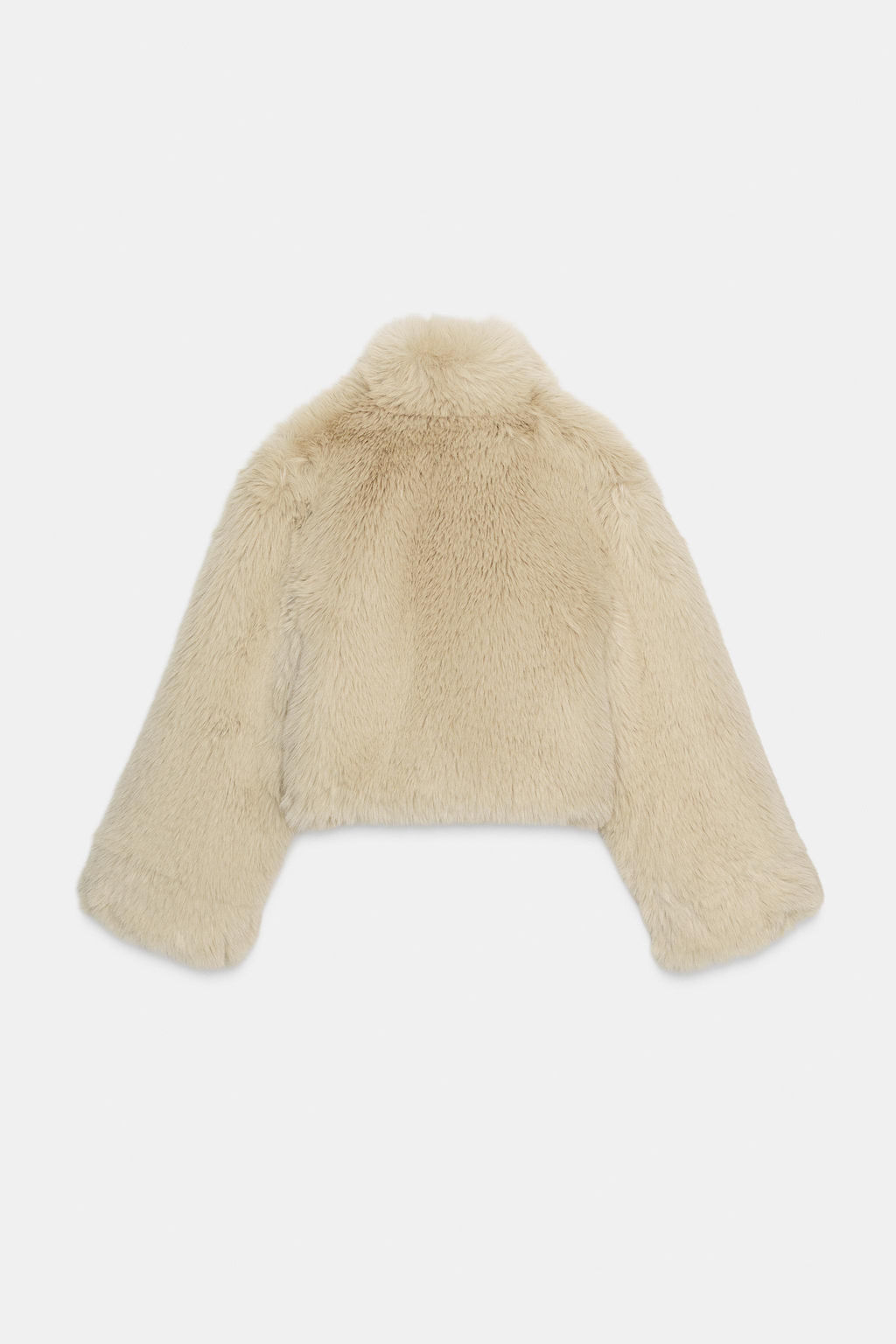 SHORT FAUX FUR COAT - Zara фото 7