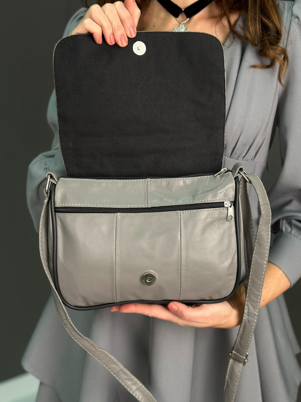 Сумка женская из телячьей кожи