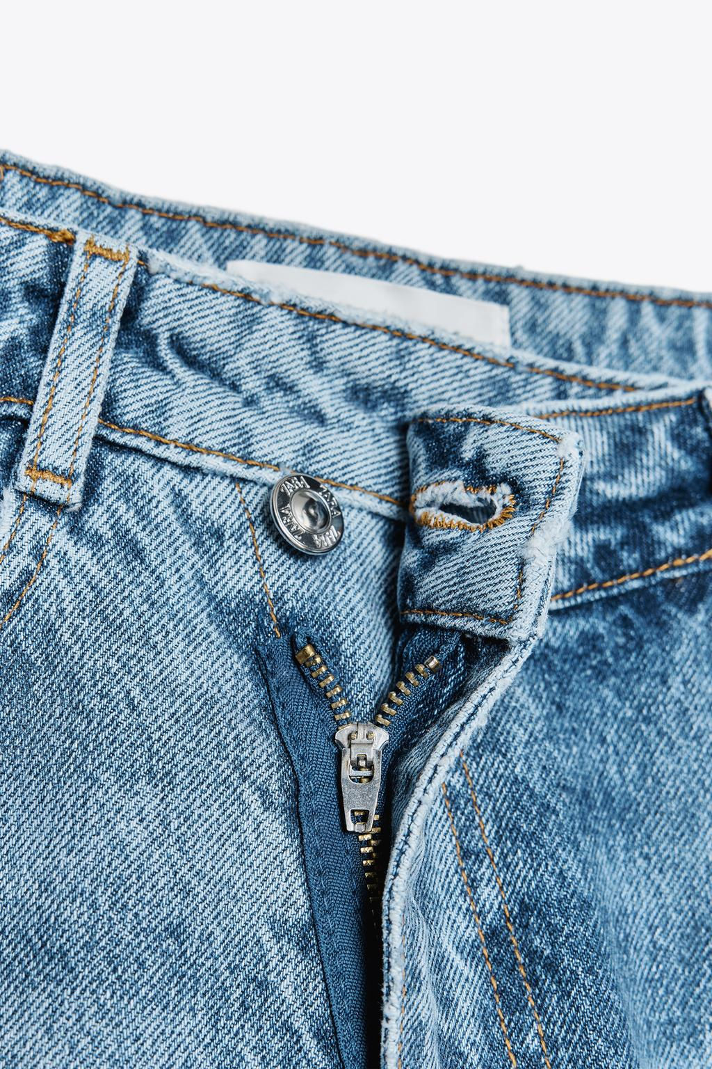 JEANS Z1975 STRAIGHT HIGH-WAIST CROSSOVER WAIST - Zara фото 11