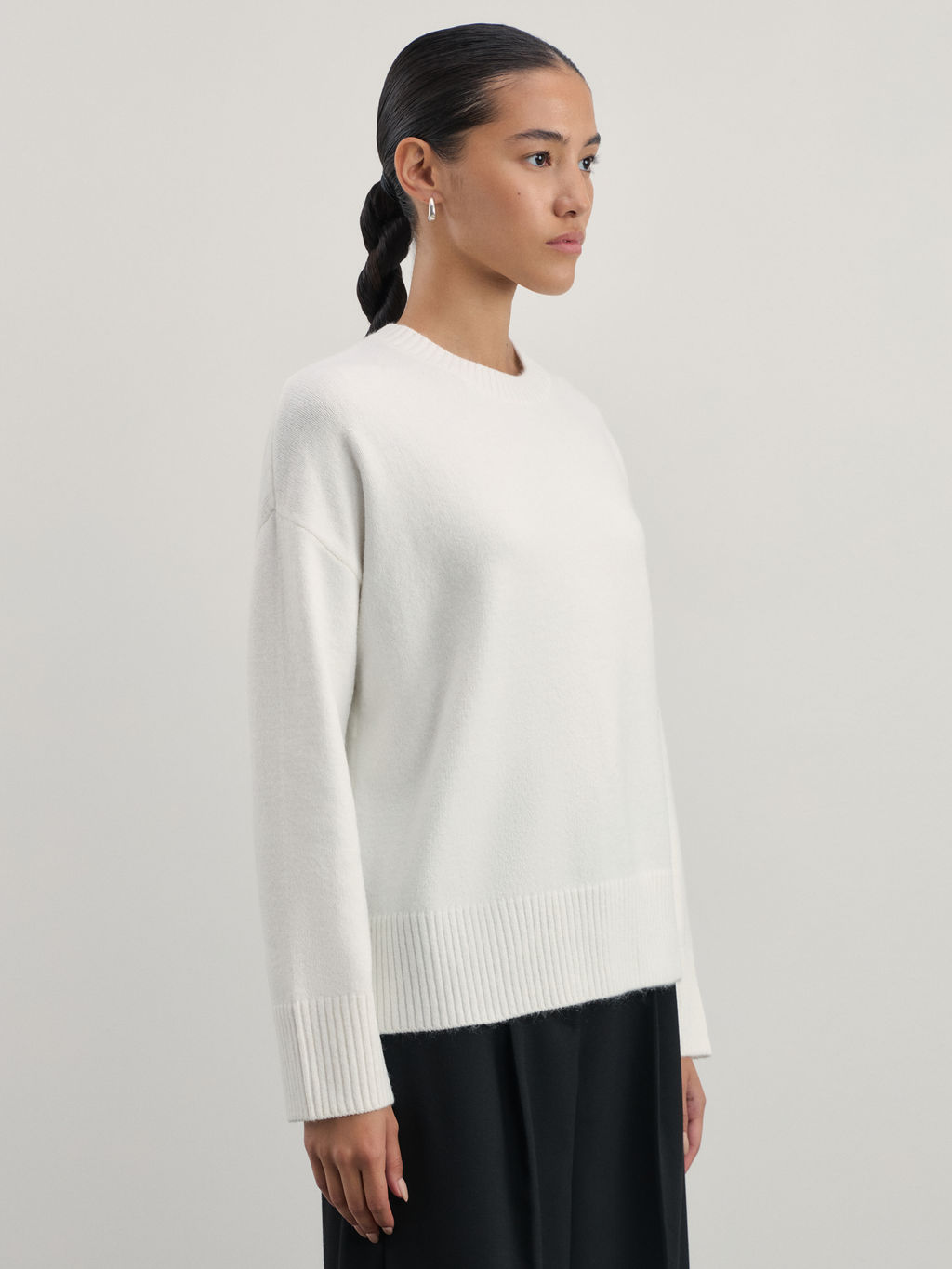 Базовый джемпер с добавлением шерсти / Zarina  фото 4