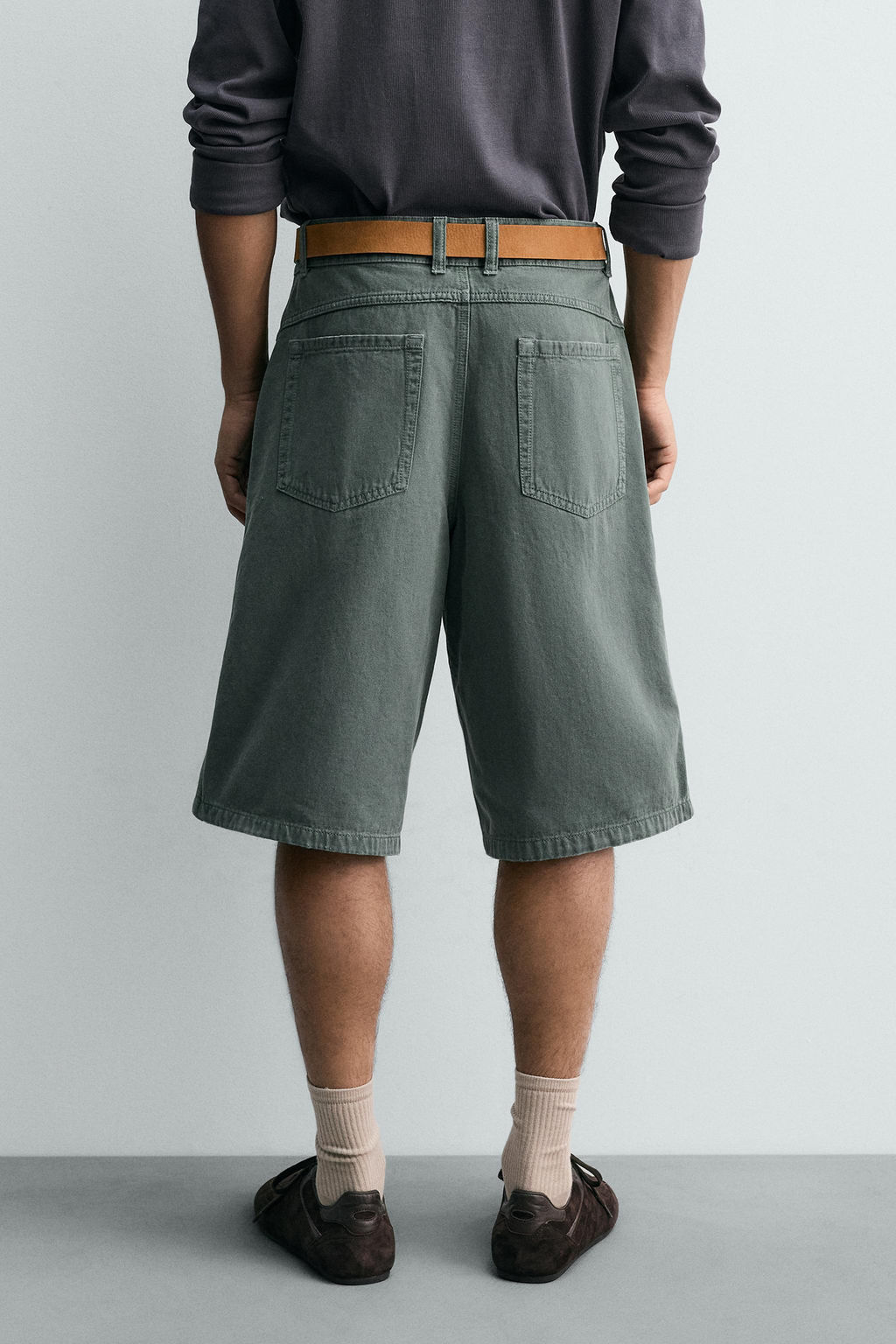 RELAXED FIT LIMITED EDITION BERMUDA SHORTS - Zara фото 18