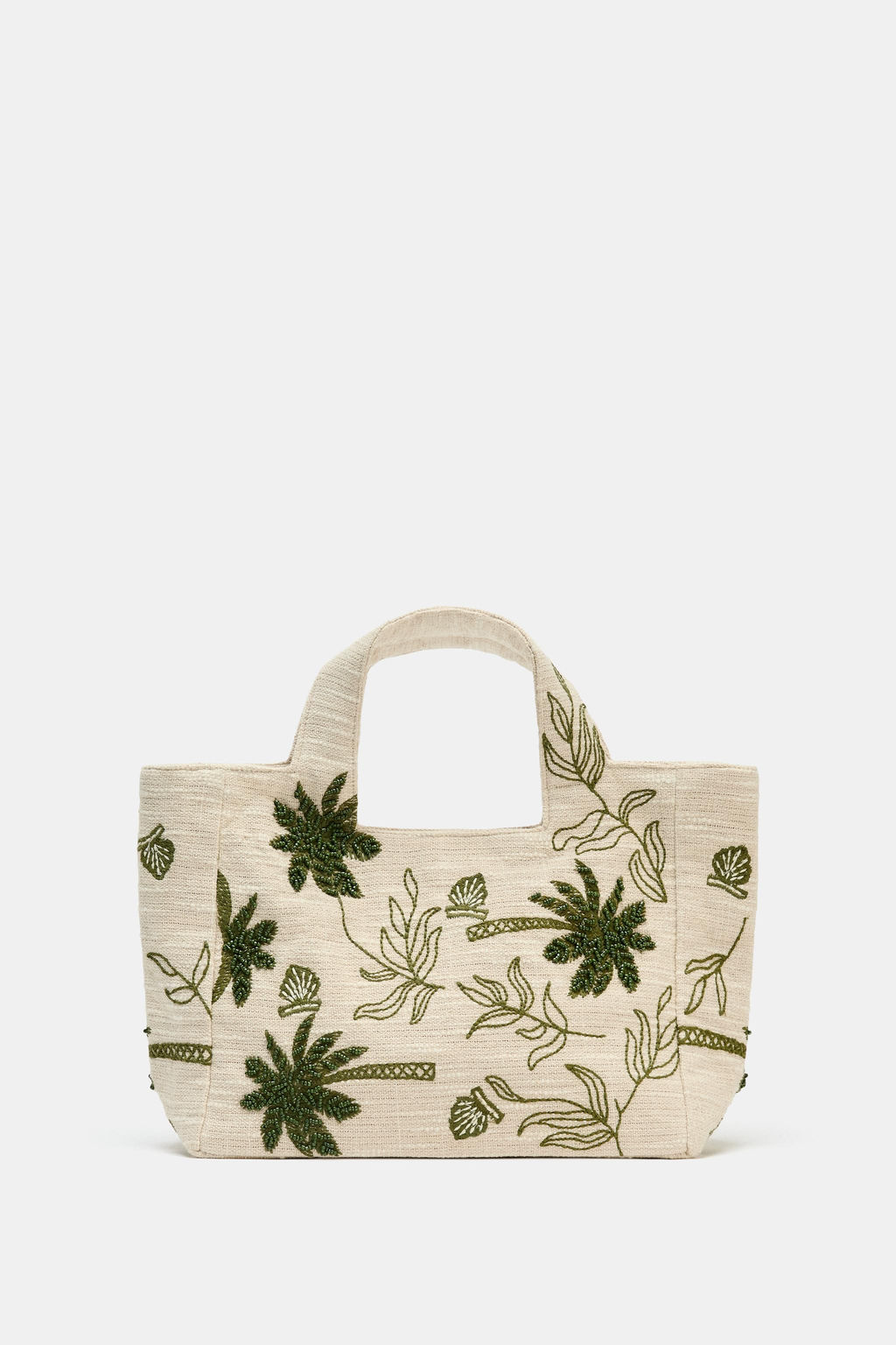EMBROIDERED FABRIC TOTE BAG - Zara фото 7