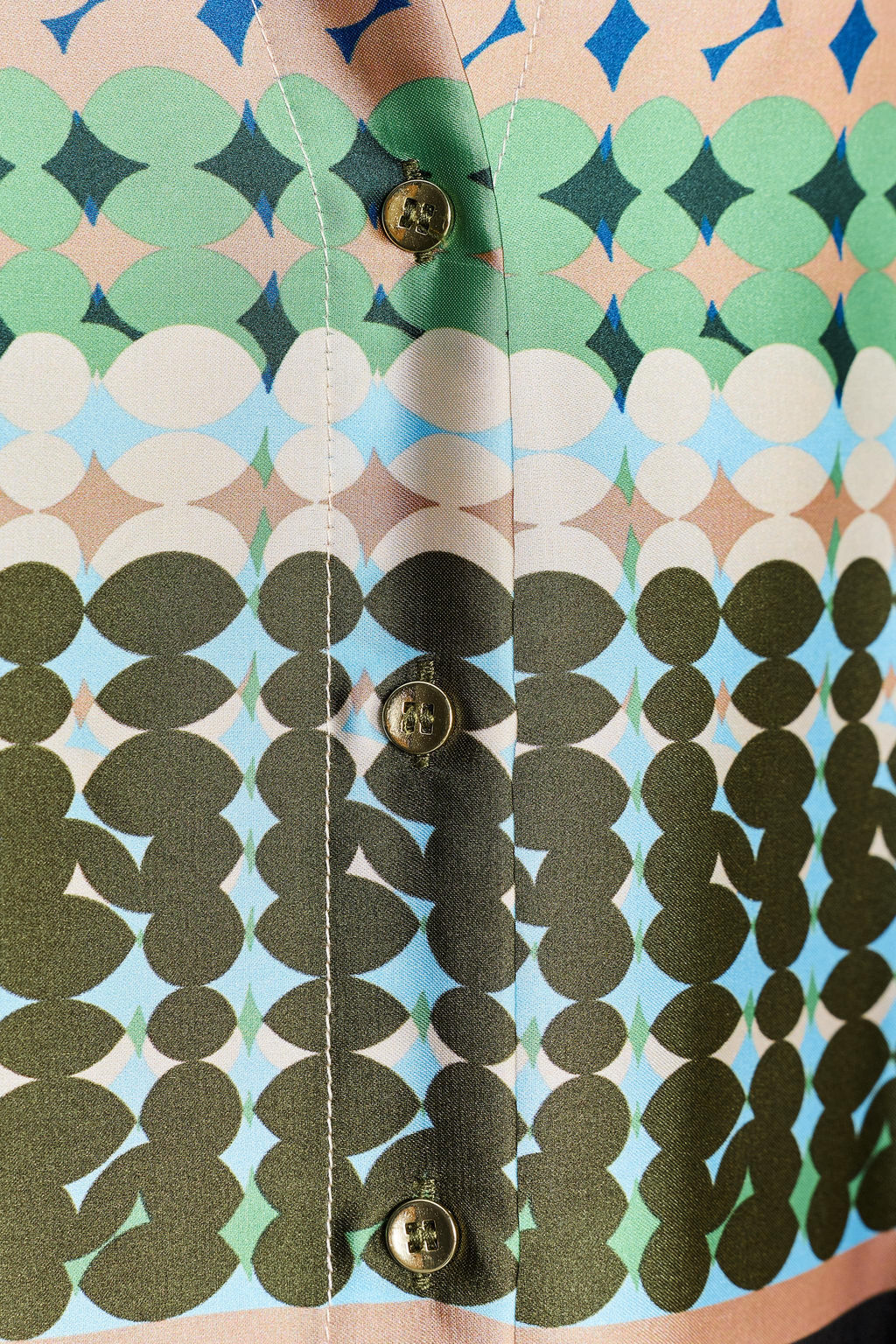 PRINTED SATIN SHIRT - Zara фото 7