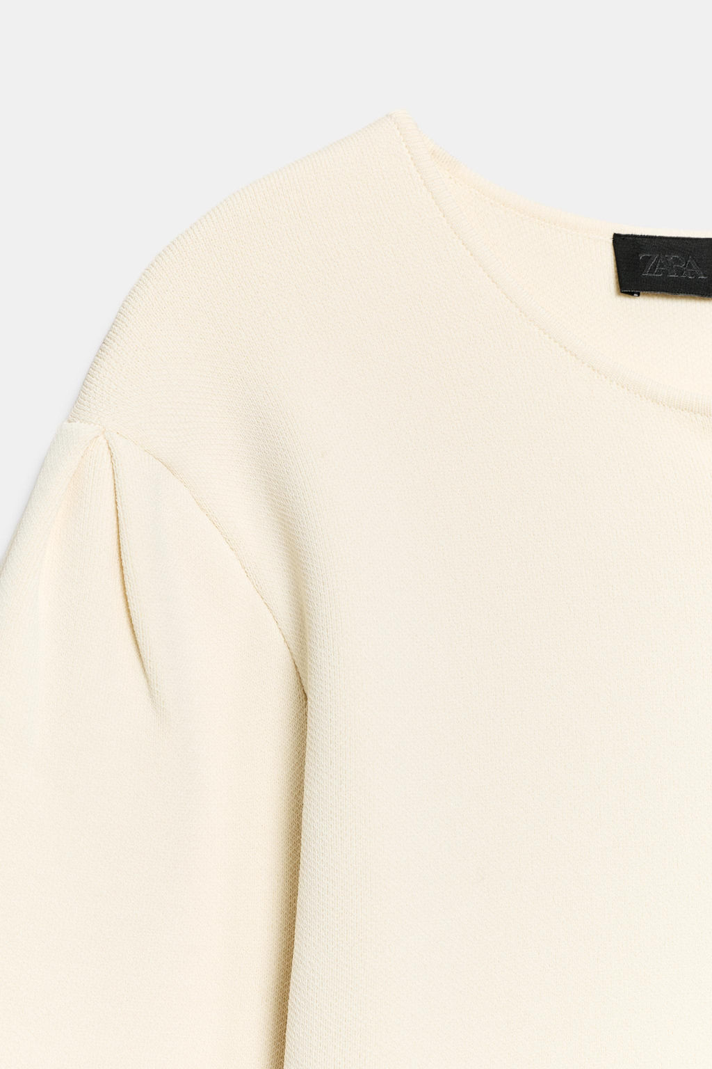 CHAQUETA PUNTO MANGA CORTA / Crudo - Zara фото 8
