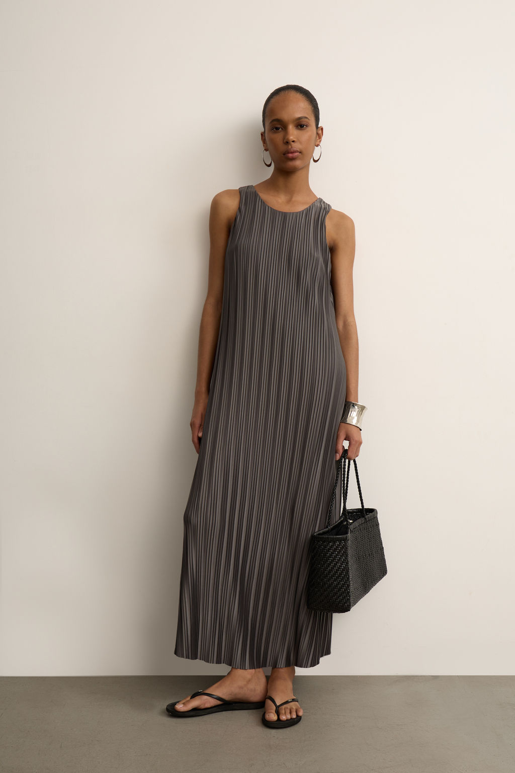 Платье миди плиссе - Mollis фото 2