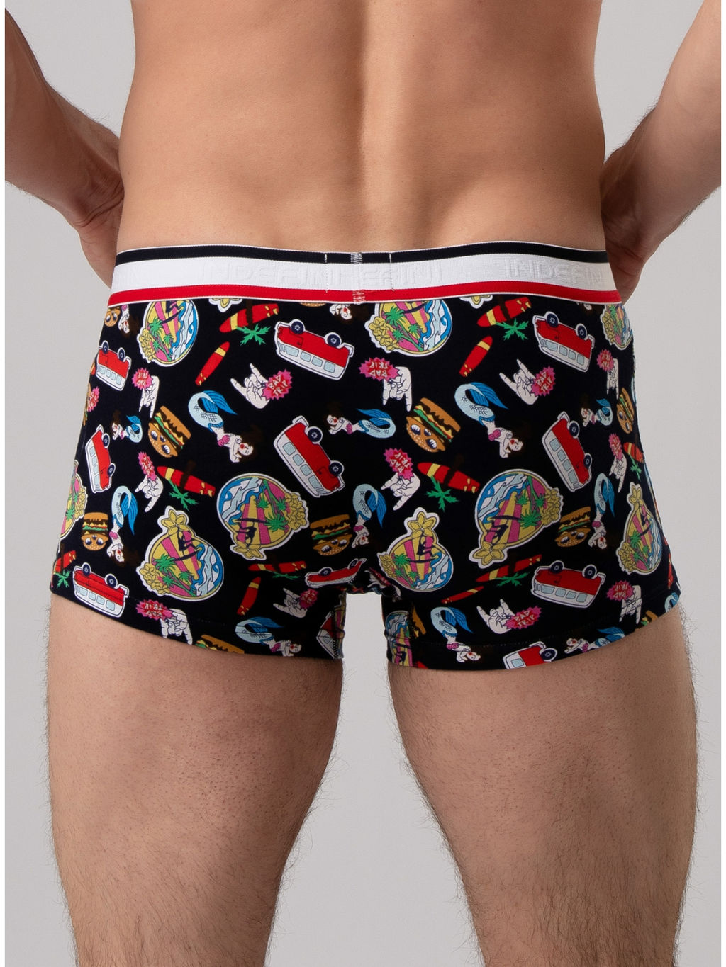 Мужские трусы боксеры Индефини (Арт. 631000-1221MGF) - Indefini фото 3