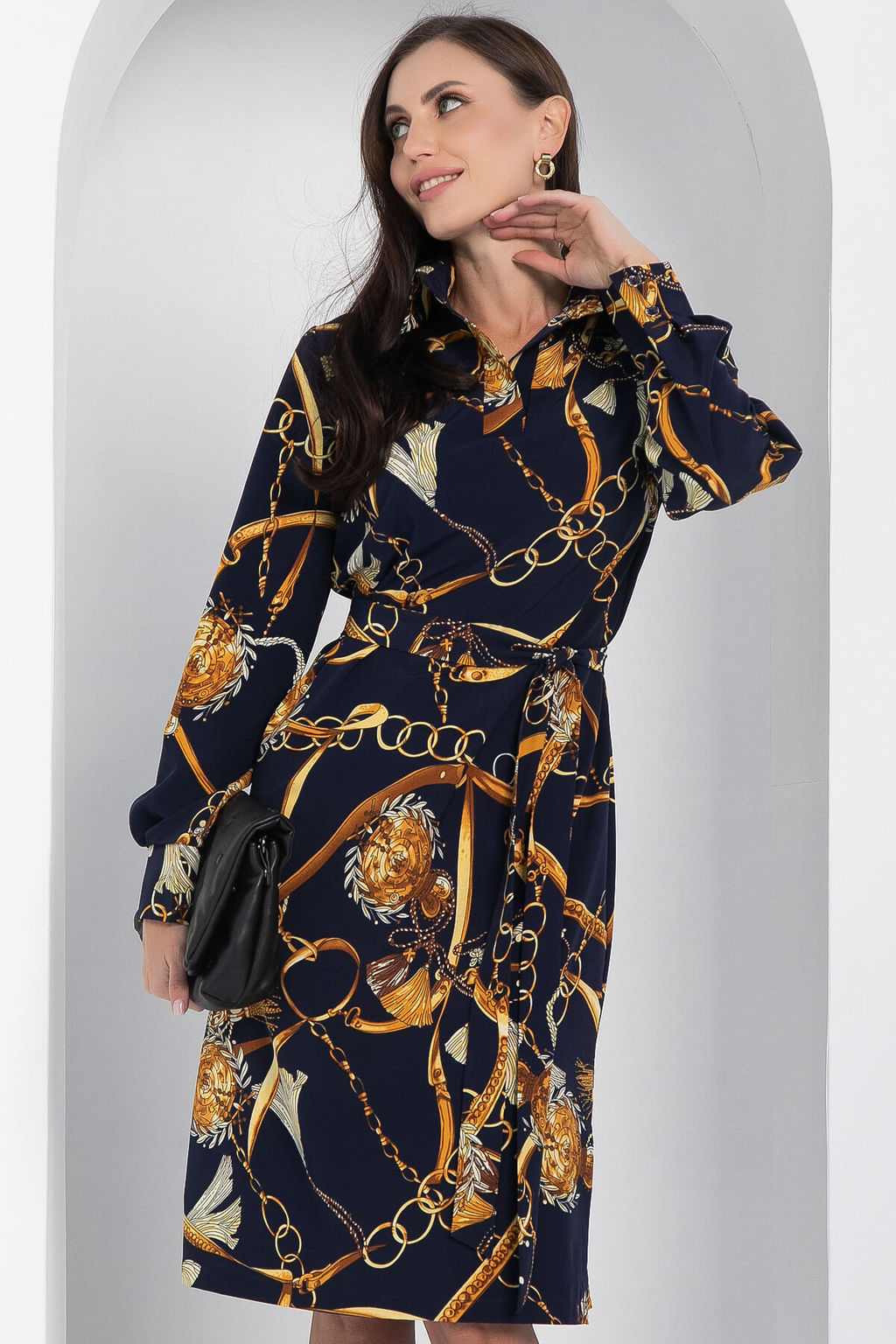 Платье Презентация стиля (темно-синее) П12650-15 - Lt collection фото 8