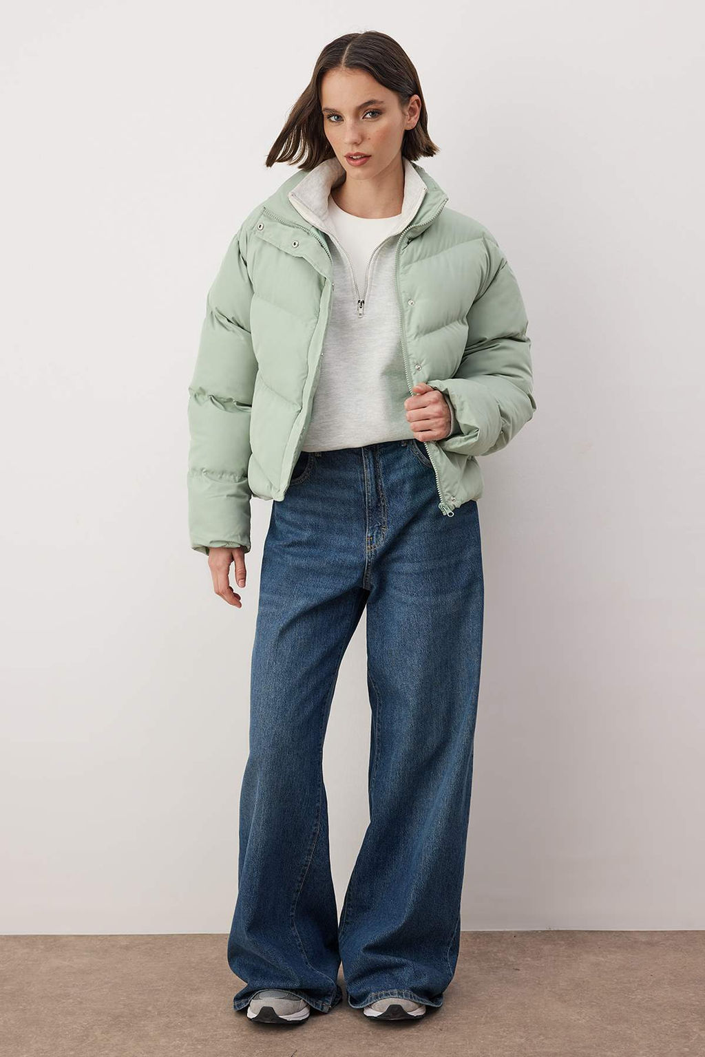 TRENDYOLMILLA Siyah Regular Su Itici Sisme Mont TWOAW24MO00048  фото 58