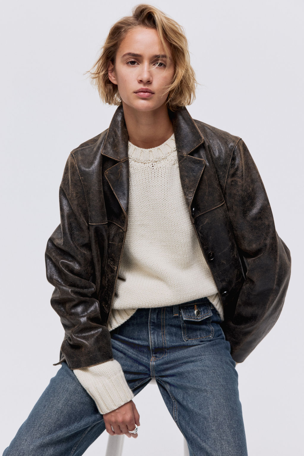Wide High Jeans - H&m фото 6