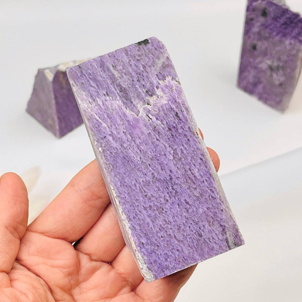 Радуга Самоцветов Срез Чароита  фото 2