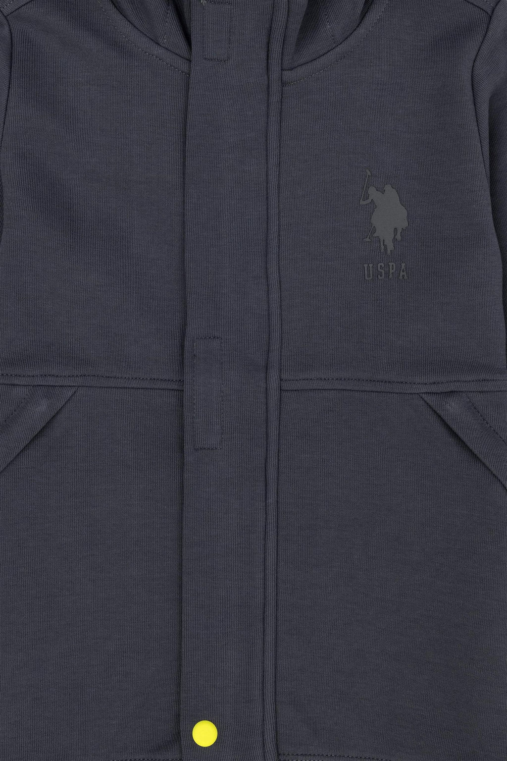 U. S. Polo Assn Толстовка с капюшоном антрацитового цвета для мальчика - U.s. polo assn фото 3