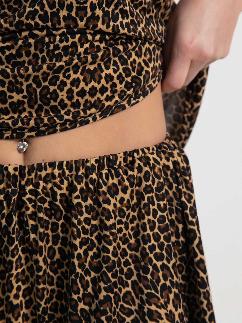 Костюм домашний с шортами Мила (лео) К15223-1М - Lt collection фото 5