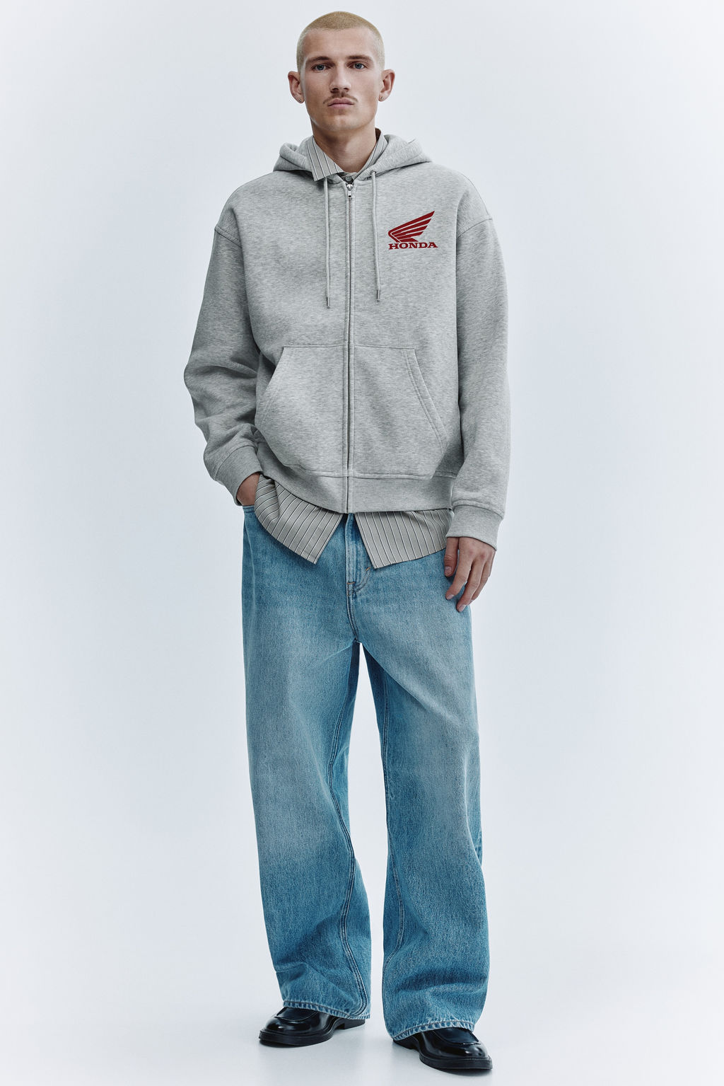 Chaqueta sudadera con capucha y motivo Loose Fit - H&m фото 4