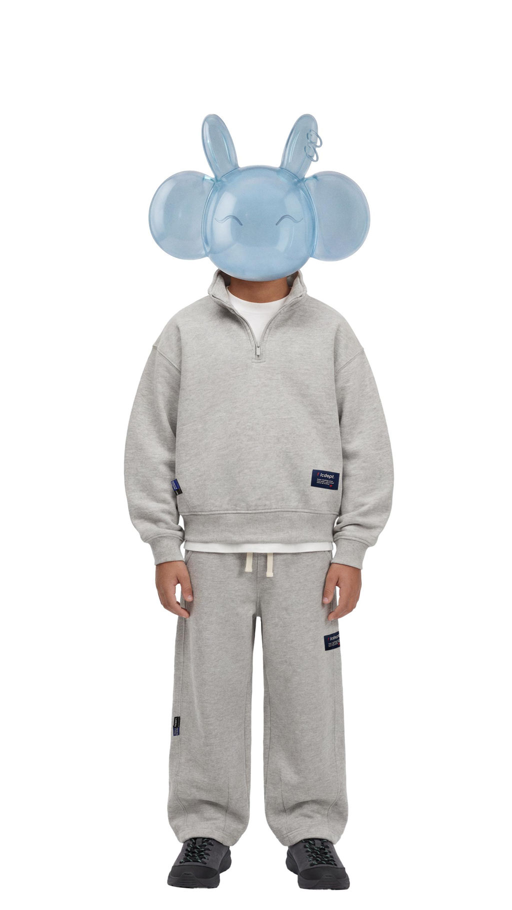 BARREL PLUSH TROUSERS WITH LABEL - Zara фото 5