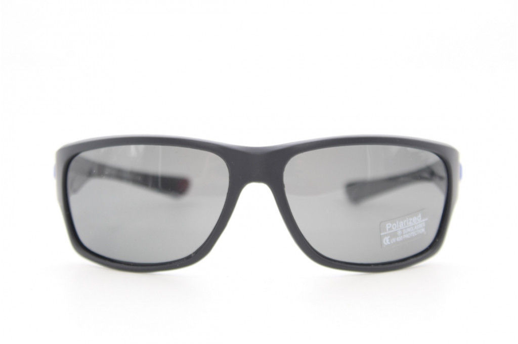 Солнцезащитные очки Polarized 912 С6 МАТОВЫЕ С СИНИМ фото 2