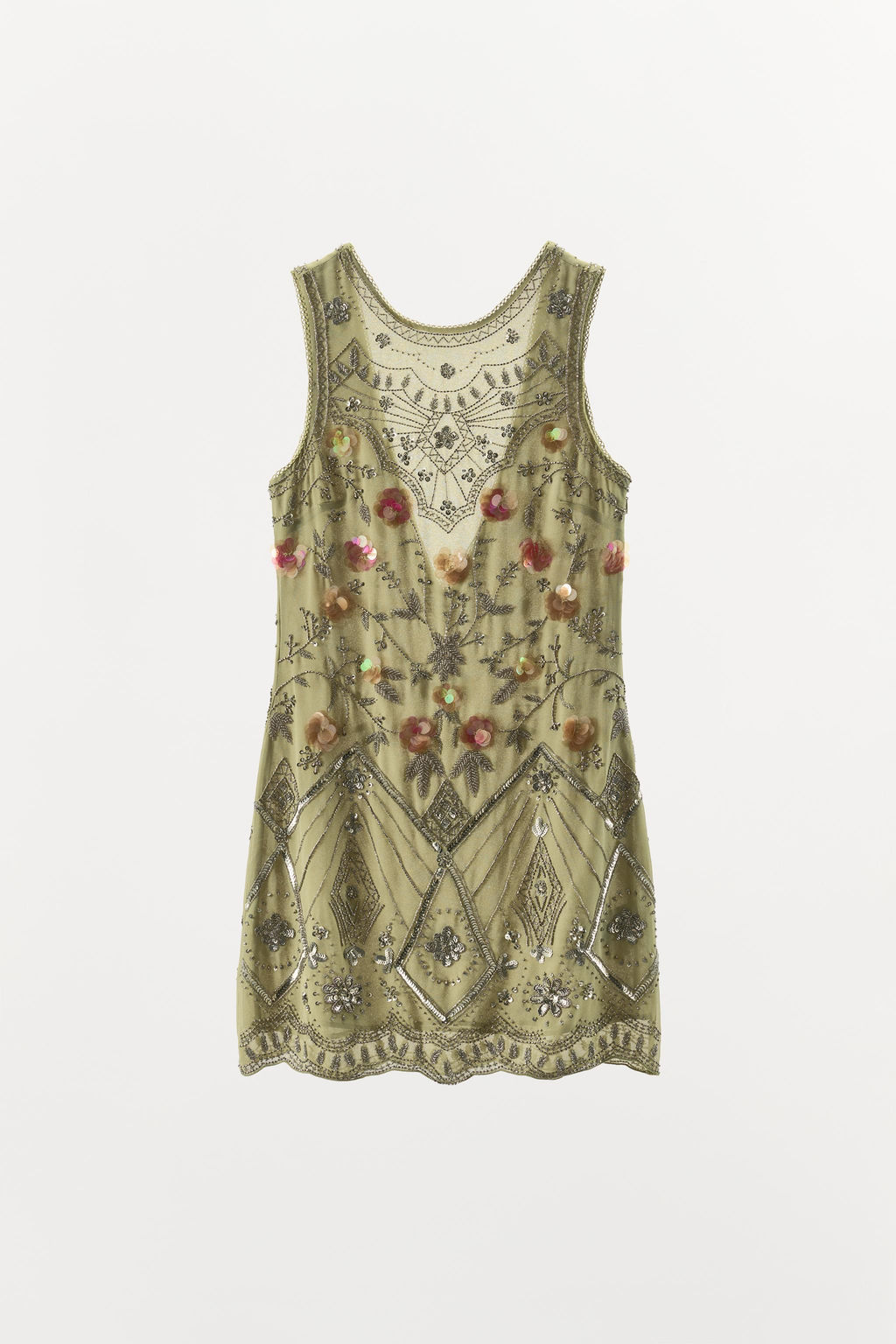 LIMITED EDITION BEAD AND SEQUIN DRESS - Zara фото 3