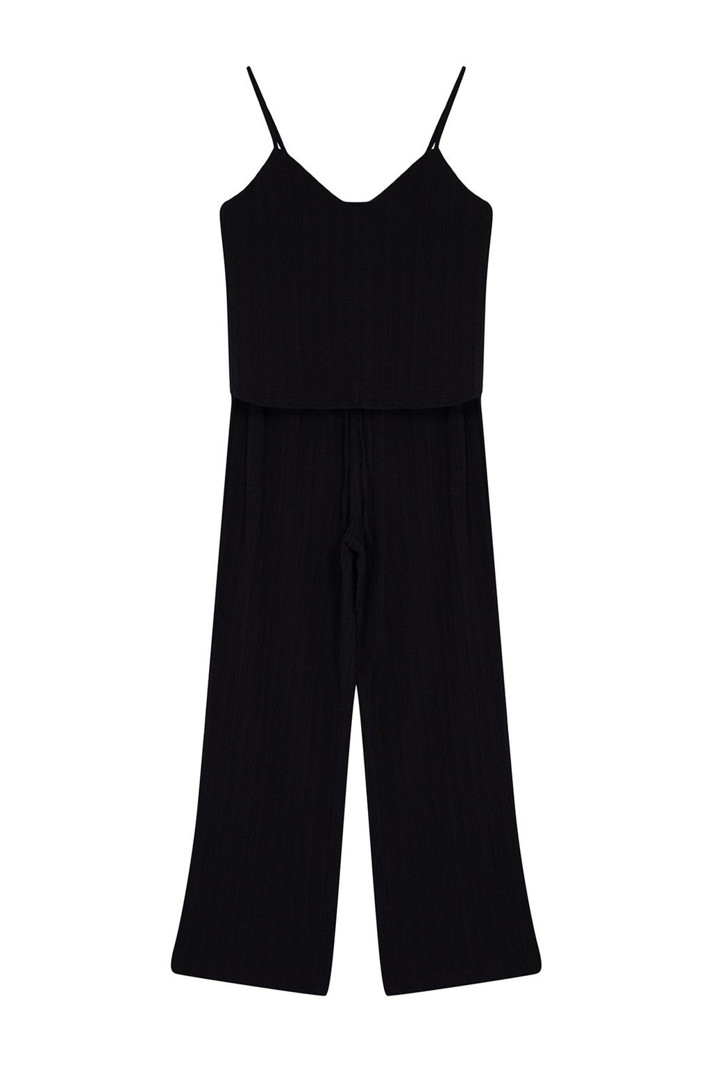 Trendyolmilla Siyah Baglama Detayl? Ip Ask?l? Dokuma Pijama Tak?m? THMSS24PT00402 фото 13