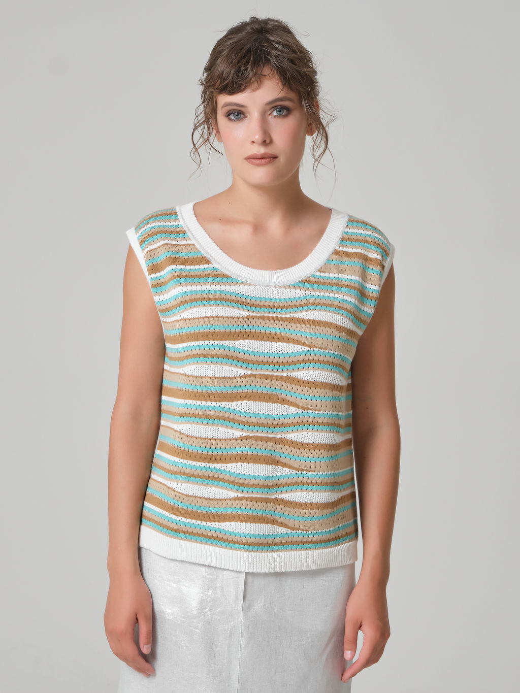 Джемпер вязаный - Marchello marchellini фото 4