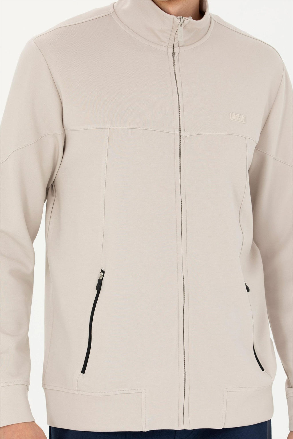 Мужской бежевый вязаный кардиган Неожиданная скидка в корзине - U.s. polo assn фото 6