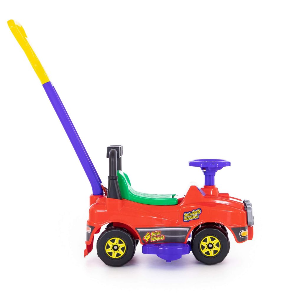 Автомобиль Джип-каталка с ручкой - №2 (красный) - Полесье фото 5