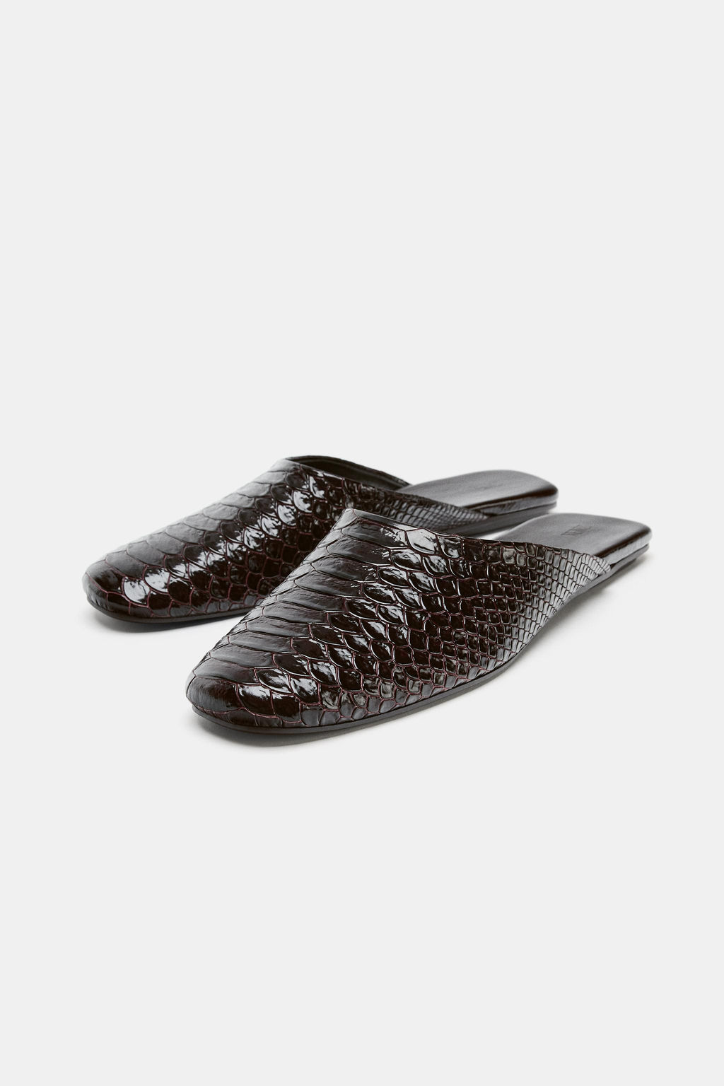 LIMITED EDITION LEATHER MULES - Zara фото 13
