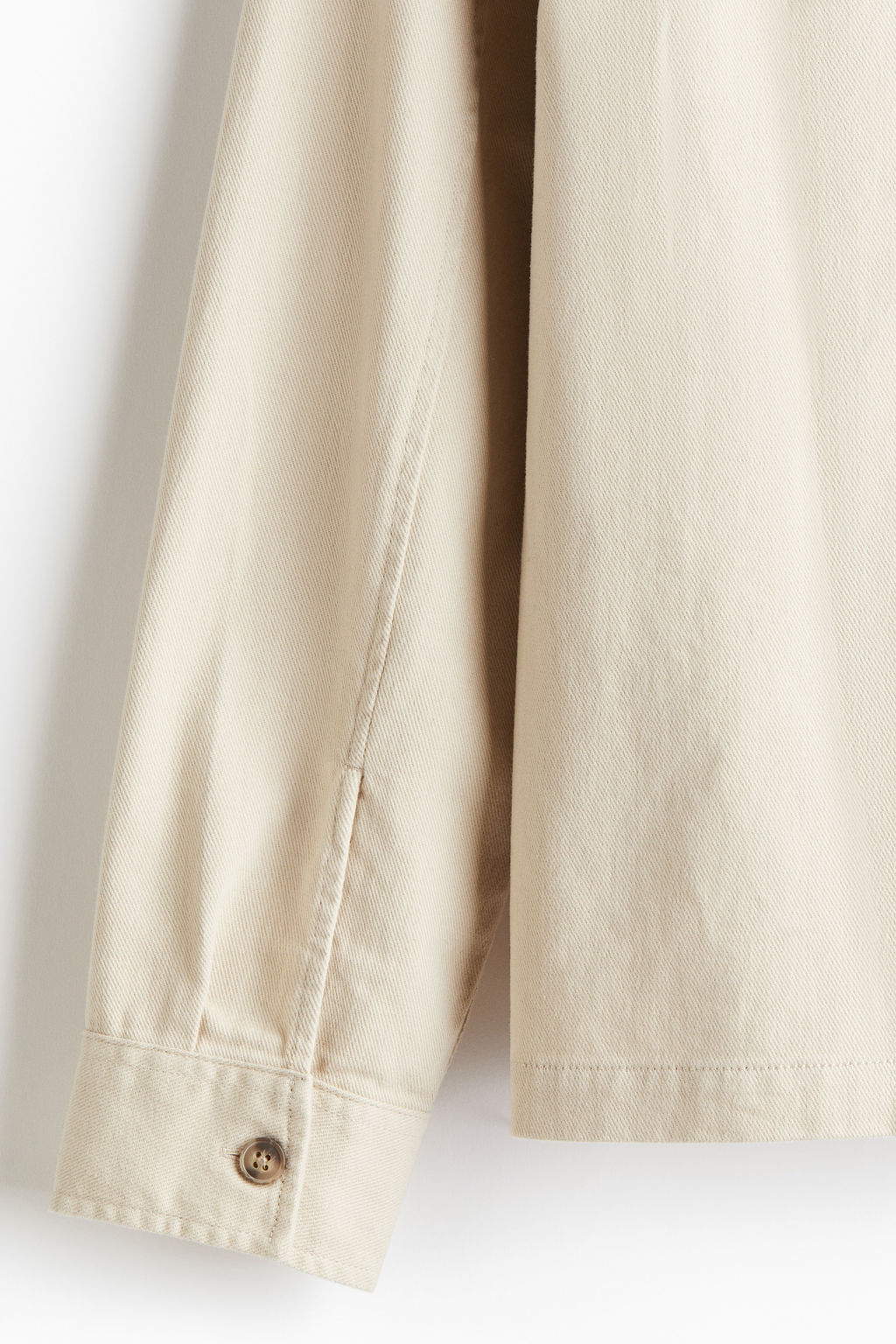 Sobrecamisa en sarga de algod?n Regular Fit - H&m фото 4