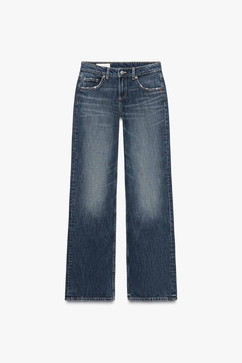TRF WIDE-LEG LOW-RISE JEANS - Zara фото 34