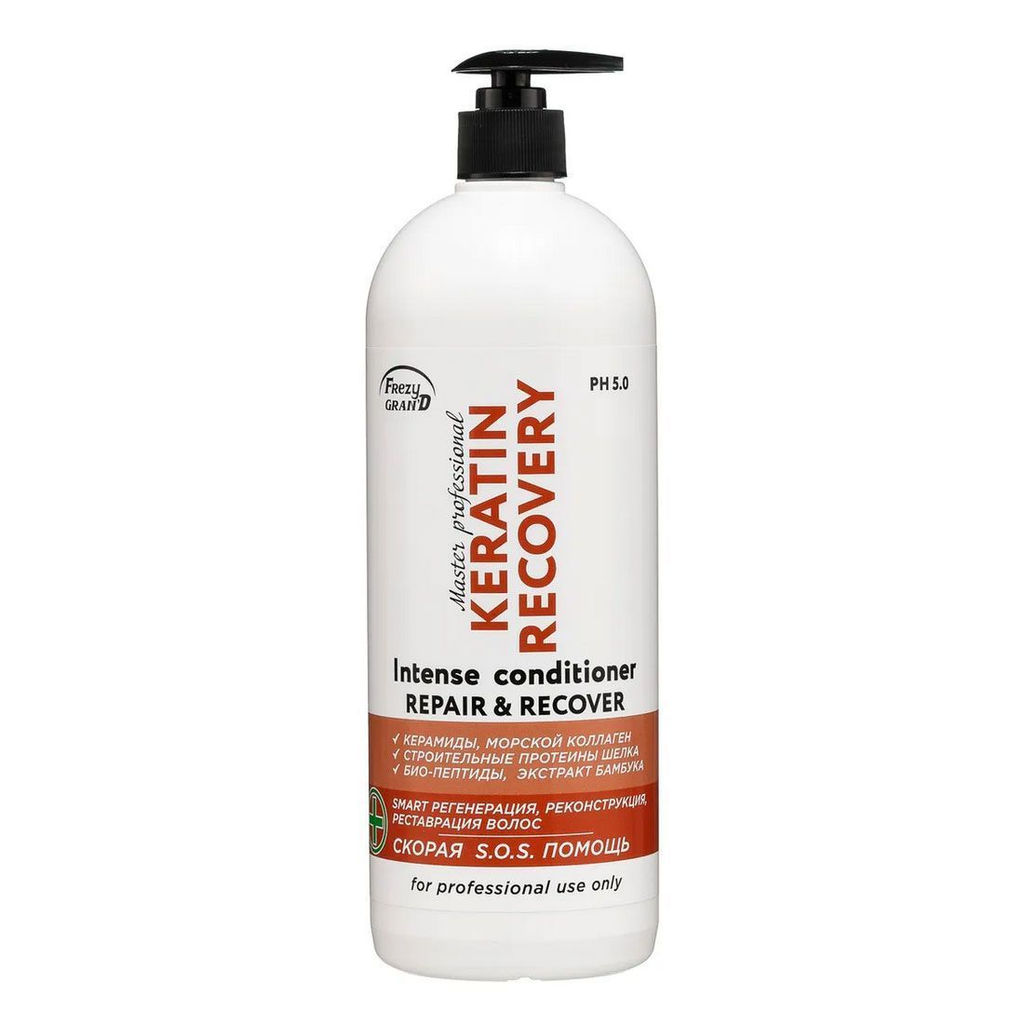 Frezy Grand Кондиционер для регенерации и реконструкции волос / Keratin Recovery PH 5.0, 1000 мл фото 3