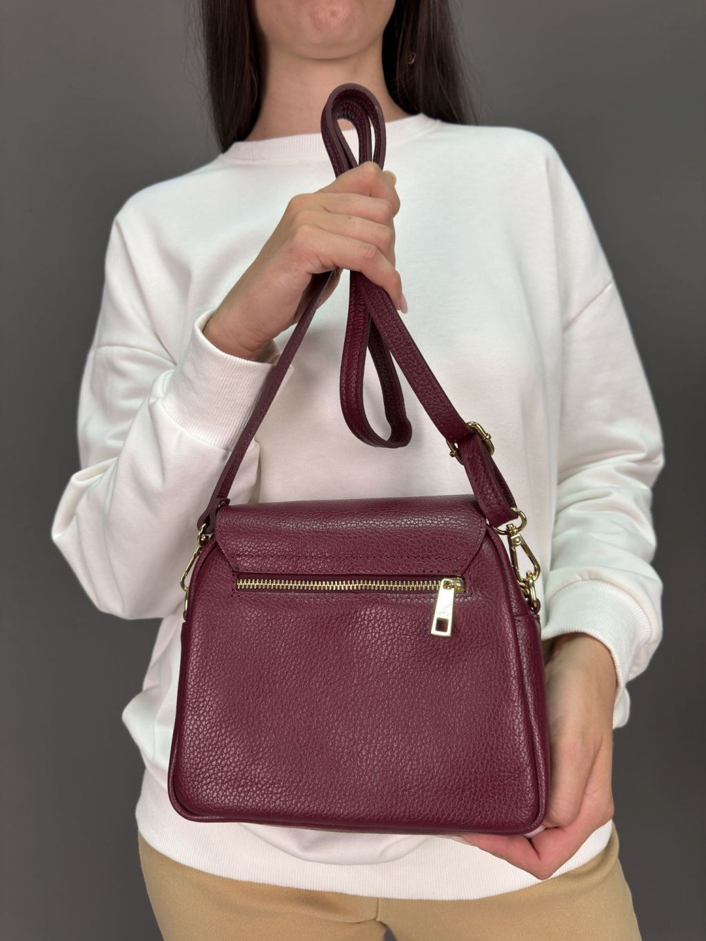 Сумка женская из телячьей кожи