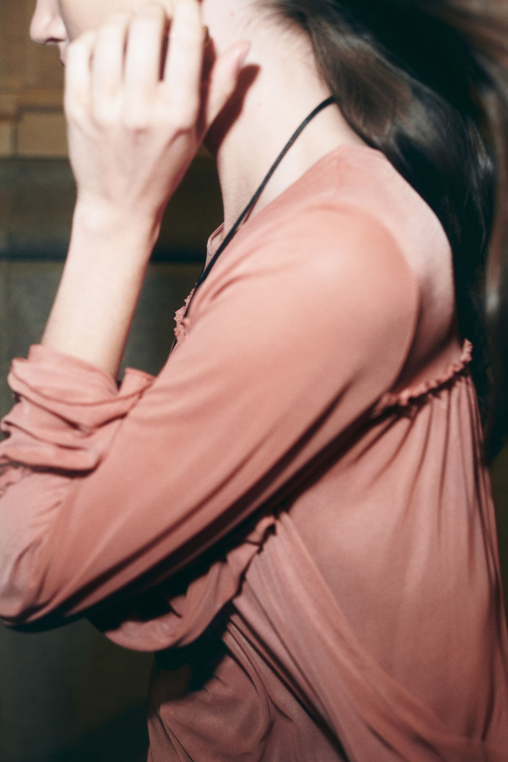 Top de malla capa sobre capa - H&m фото 2