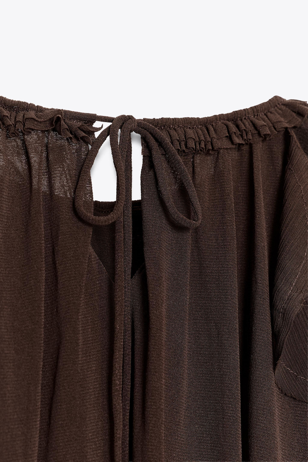 FLOWING RUFFLED BLOUSE - Zara фото 9