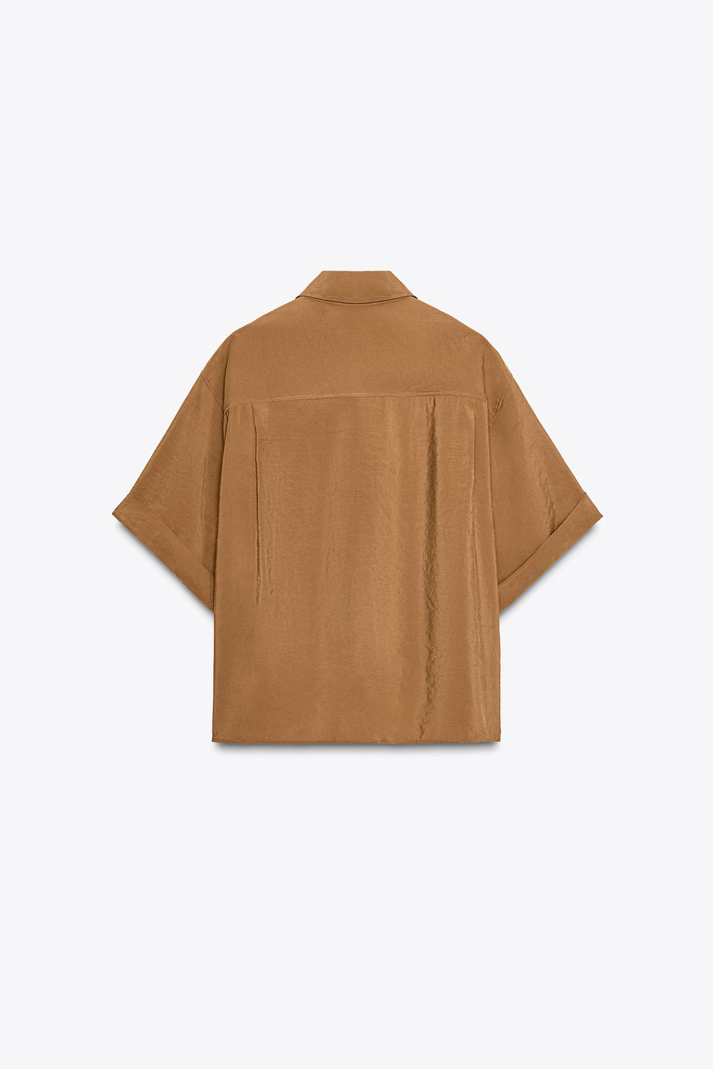 SHORT SLEEVE FLOWING SHIRT - Zara фото 7