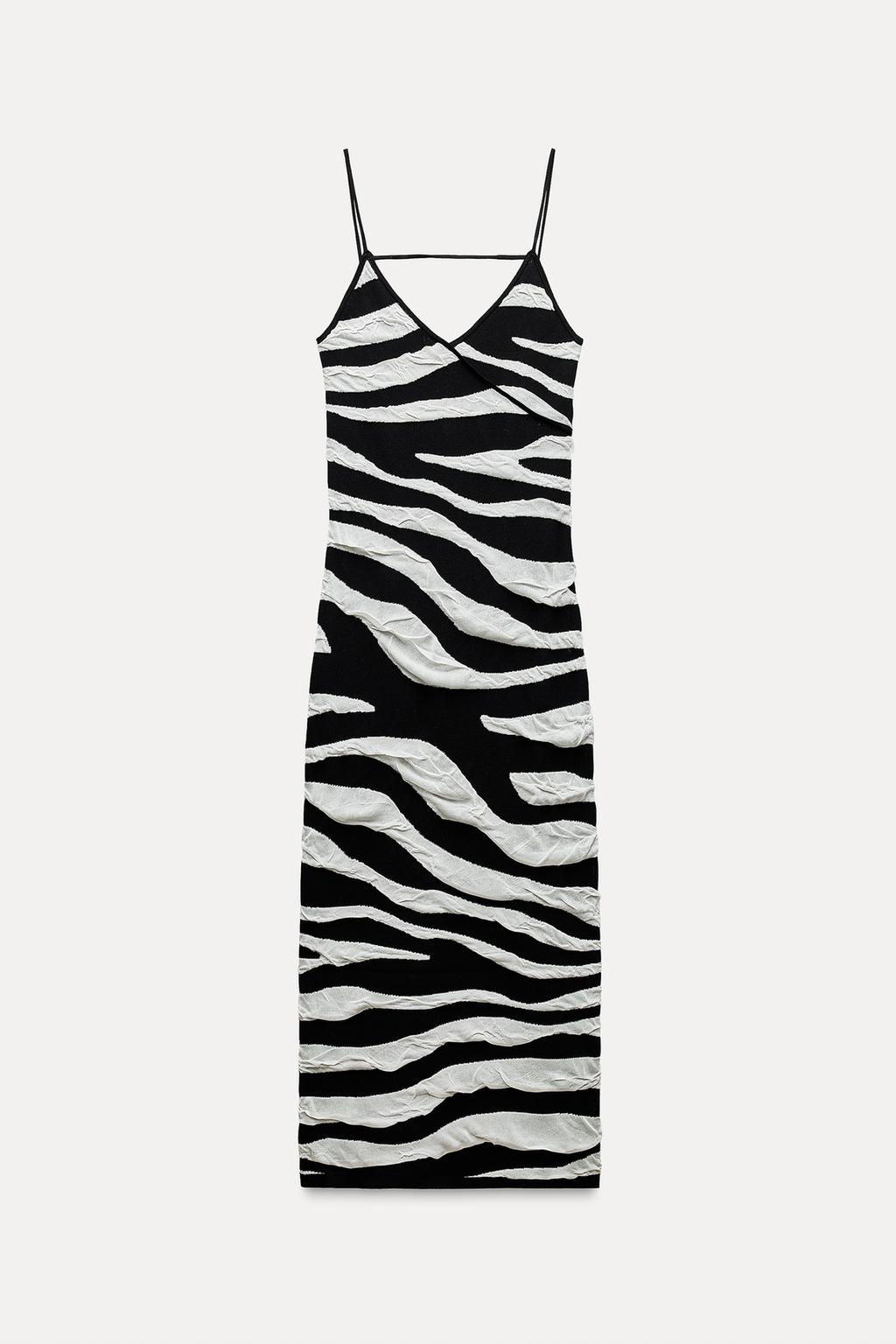 CREASED-EFFECT KNIT DRESS - Zara фото 5