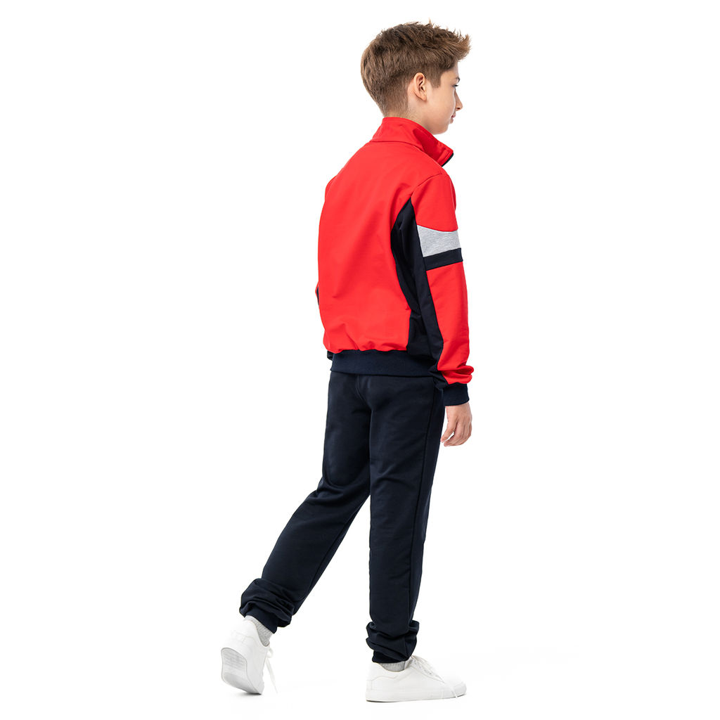 RODOS Спортивный костюм для мальчика весна/лето М-188 Синий/Голубой/Меланж фото 8