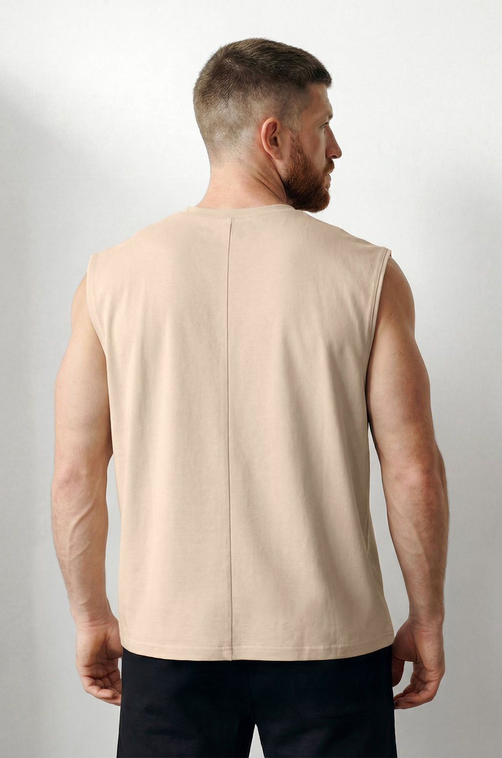 Мужская футболка оверсайз без рукавов Happyfox - Happy fox фото 15