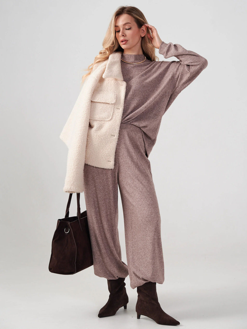 Костюм лапша женский Ангора - Оптима фото 8