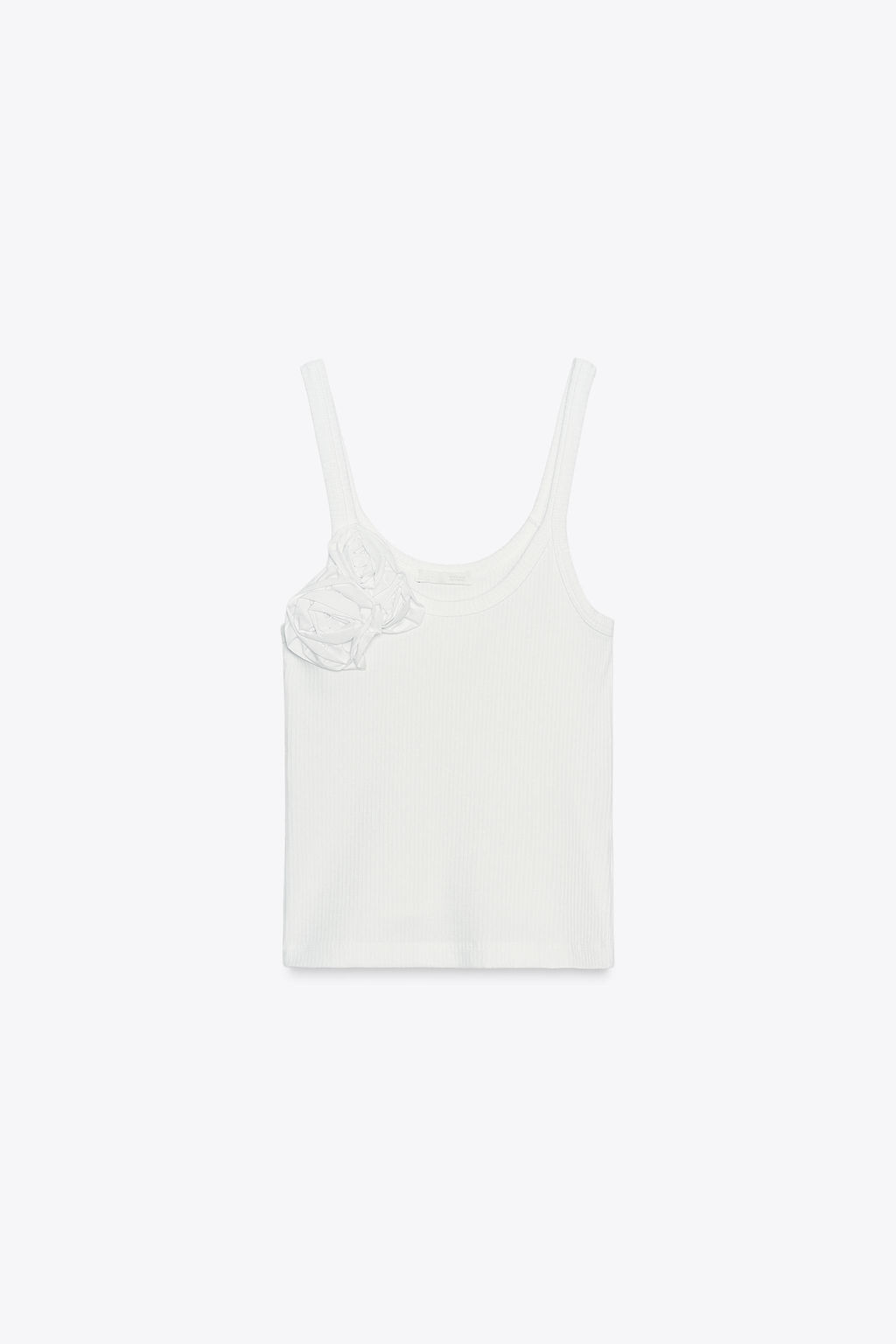 RIBBED FLORAL TOP - Zara фото 20
