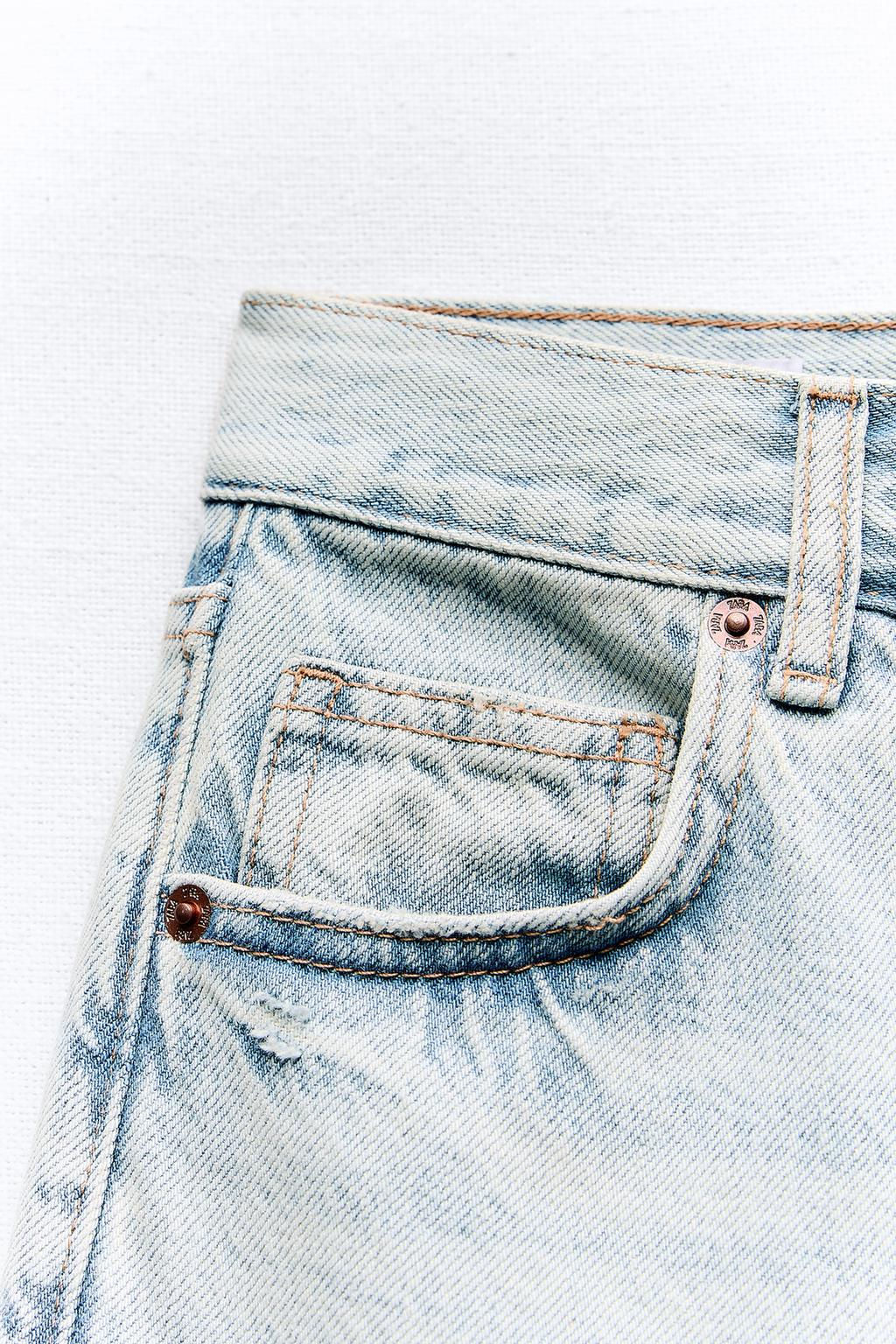 TRF WIDE-LEG HIGH-WAIST JEANS - Zara фото 45