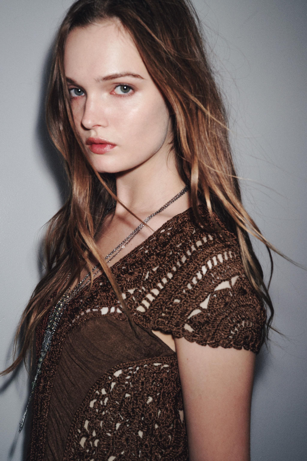 ZW COLLECTION COMBINED CROCHET DRESS - Zara фото 12