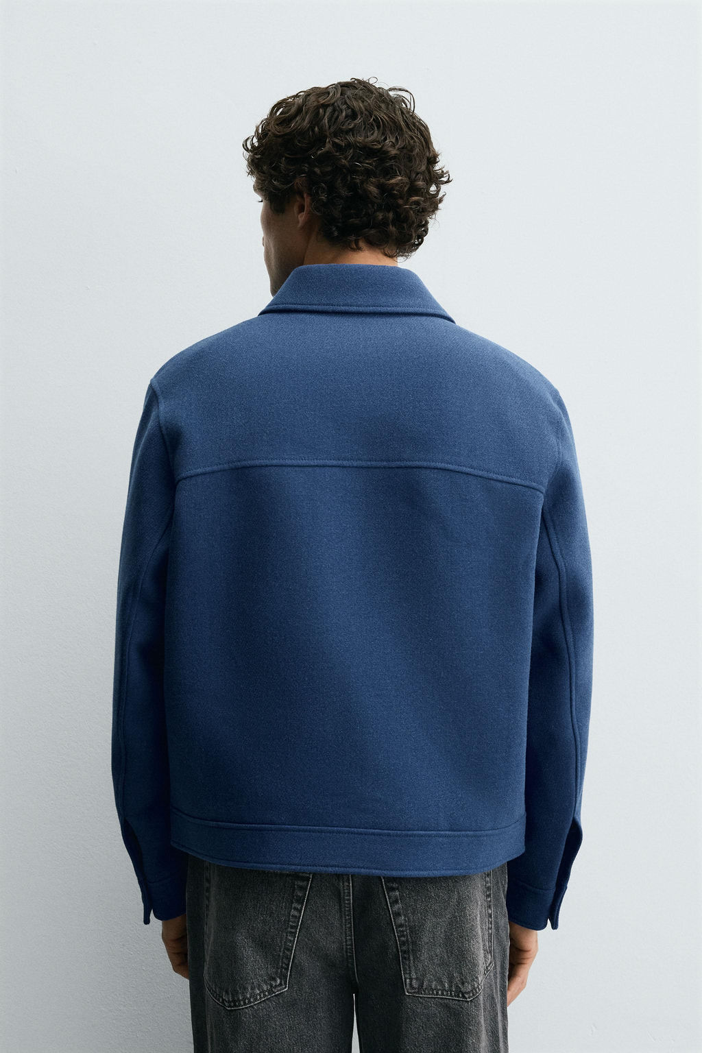 ZIP-UP WOOL EFFECT JACKET - Zara фото 3