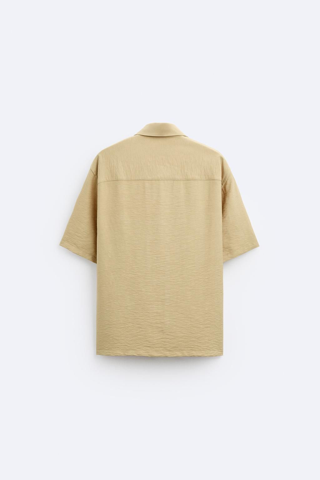 DOKULU VISKOZ KARISIMLI GOMLEK - Zara фото 9