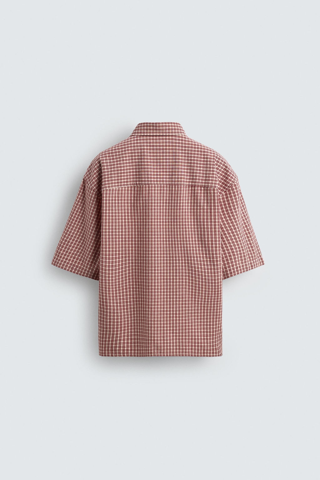 RELAXED FIT CHECK SHIRT - Zara фото 8