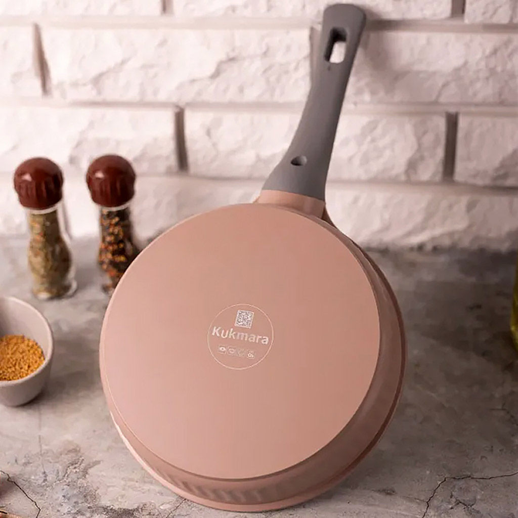 Сковорода с тефлоновым покрытием д28см Stella, h6,5см, s0,32см, дно д26см, s0,4см, ручка из термостойкого пластика (Россия) - Домашняя мода фото 6