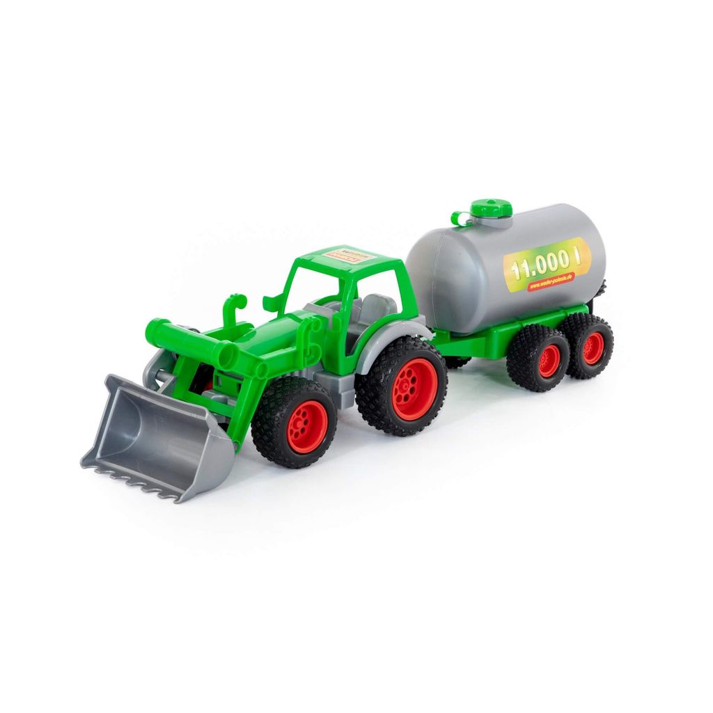 Фермер-техник, трактор-погрузчик с цистерной (в сеточке) - Полесье фото 6