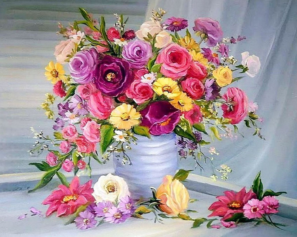 Картина по номерам на холсте и подрамнике 40х50 см