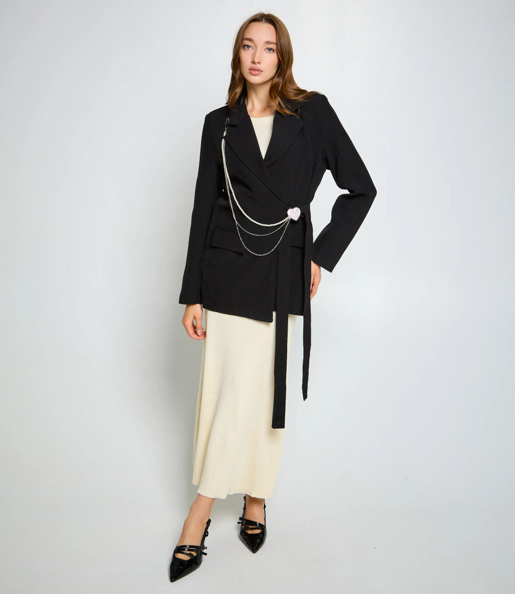 Жакет #КТ2169 (1), чёрный