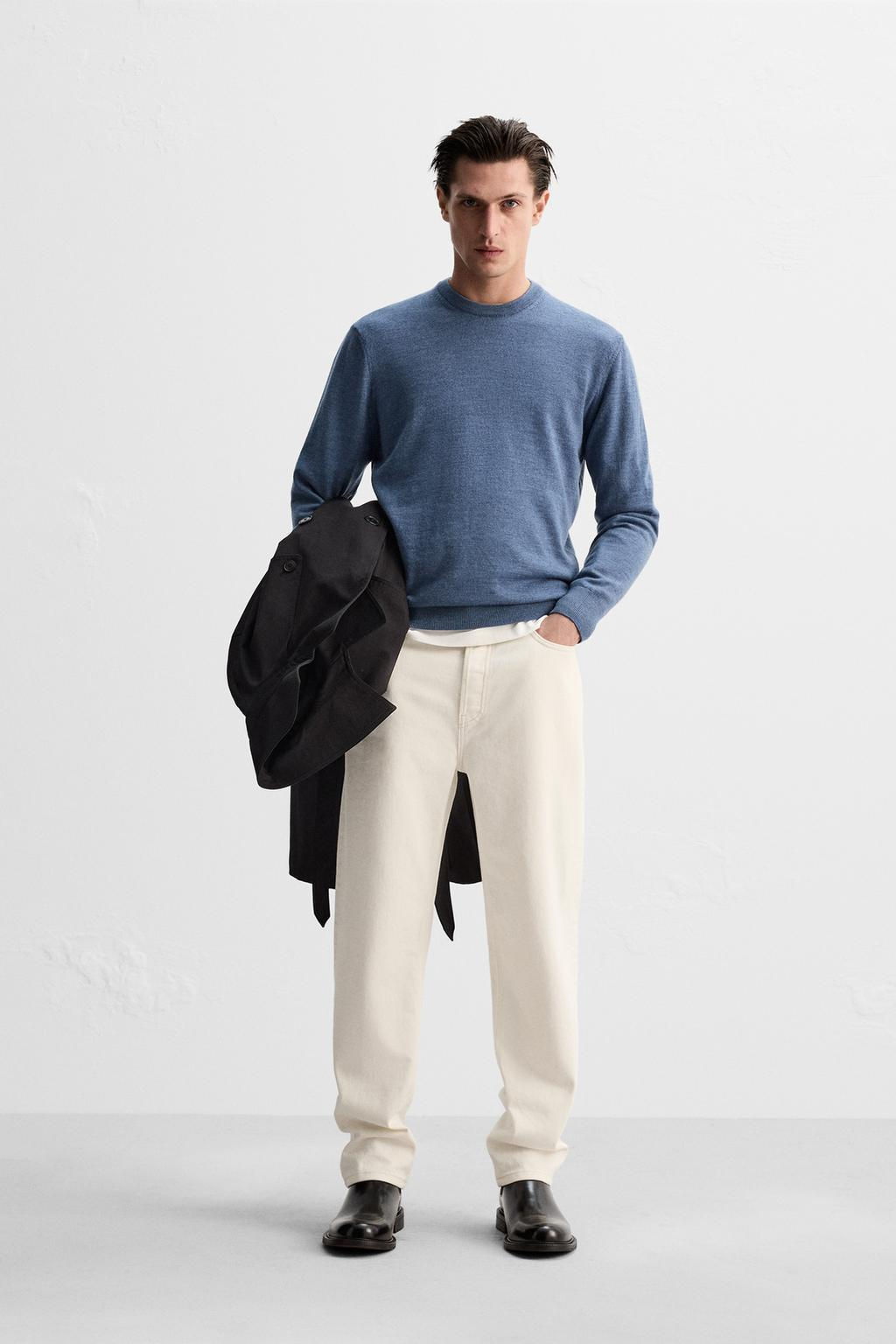 MERINO WOOL SWEATER - Zara фото 17