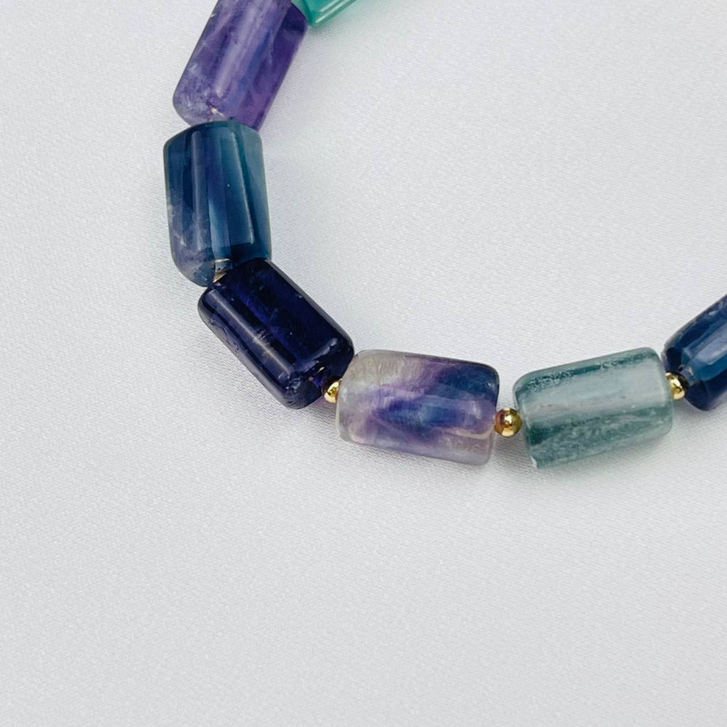 Браслет из Флюорита 16 см + - Радуга самоцветов фото 3