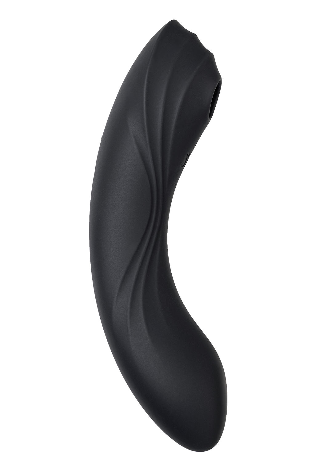 Вакуум-волновой бесконтактный стимулятор клитора Satisfyer Curvy Trinity 4, силикон, чёрный  фото 4